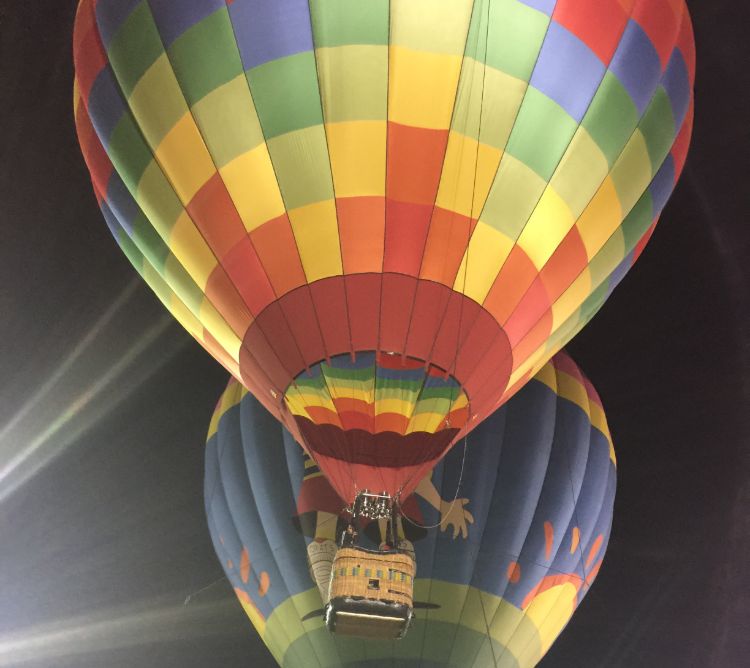 Hot Air balloons taking off