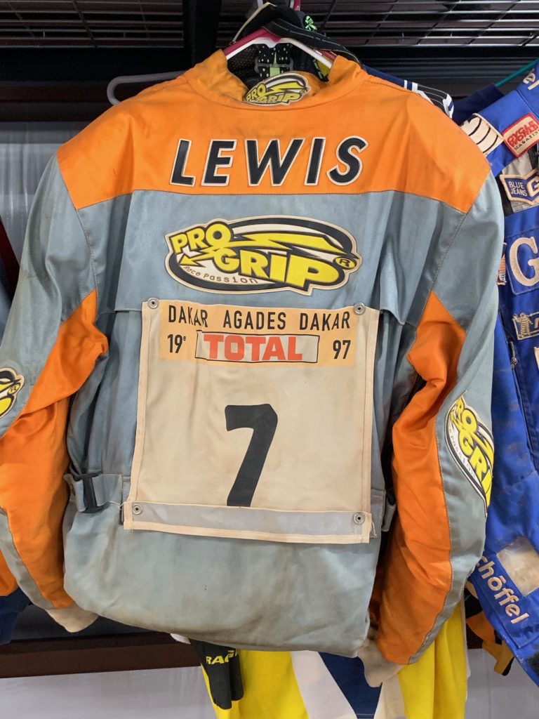 Jimmy's jacket from The Dakar (Paris to Dakar) race